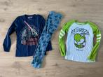 Super Mario longsleeve Yoshi + Lego pyjama Star Wars, mt 140, Ophalen of Verzenden, Gebruikt, Maat 140