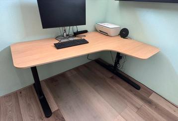 BEKANT hoekbureau rechts – zo goed als nieuw - afbeelding 4