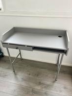 HAUGA Bureau - Grijs - 100x45 cm, Huis en Inrichting, Ophalen, Gebruikt, Bureau