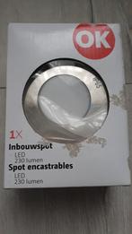 OK Inbouwspot LED - Nieuwstaat, Kunststof, Led, Ophalen of Verzenden, Zo goed als nieuw