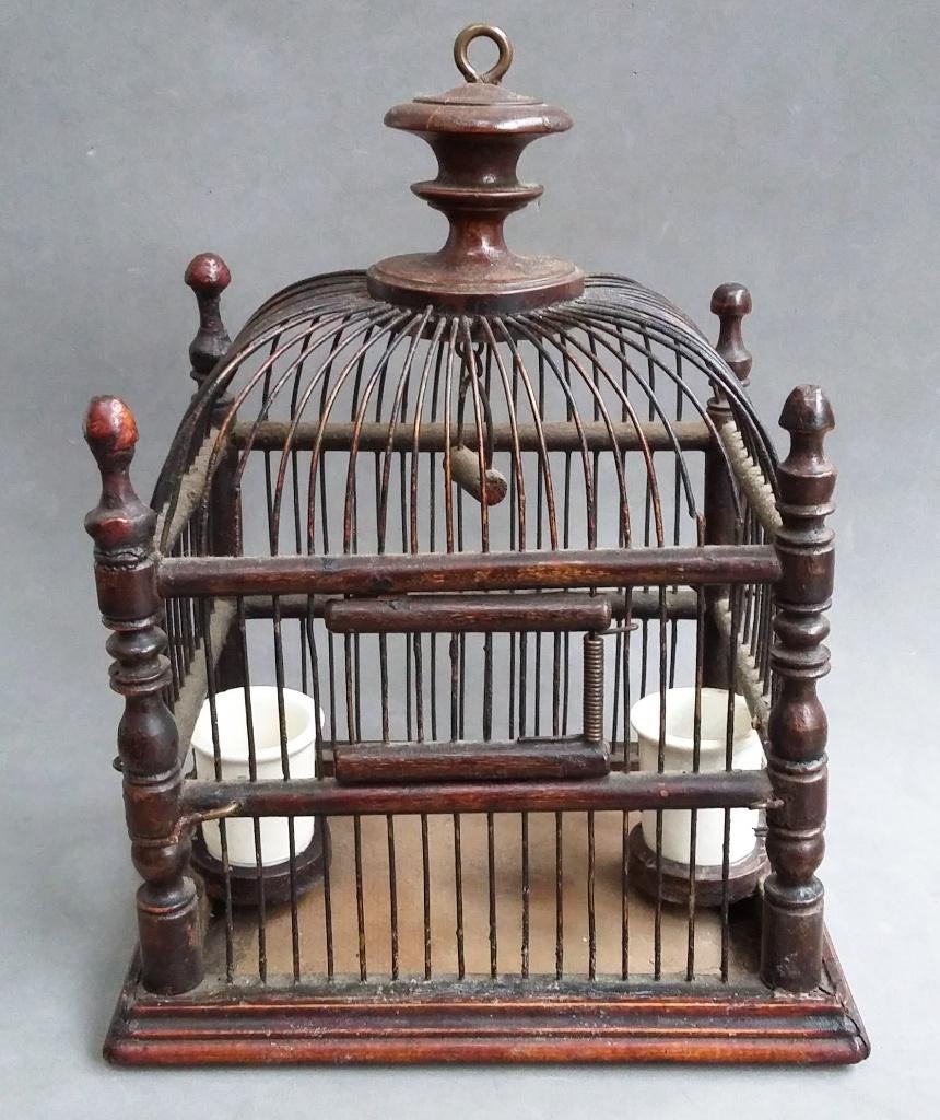 Om 1900 KLEIN Frans Vogelkooitje Vinkenkooitje Vogel Kooitje, Ophalen of Verzenden