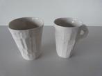 Margo Huisman 2 design bekers keramiek, Ophalen of Verzenden