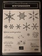 Stampin Up Nederlandse stempelset Winterwensen, Ophalen of Verzenden, Gebruikt, Clearstamp