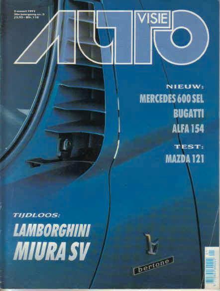 Autovisie 5 1991 : Mercedes Benz 600 SEL - VW Jetta - Ford, Boeken, Auto's | Folders en Tijdschriften, Gelezen, Algemeen, Ophalen of Verzenden