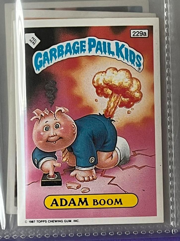 120 verschillende Garbage Pail Kids trading cards stickers, Hobby en Vrije tijd, Stickers en Plaatjes, Zo goed als nieuw, Meerdere plaatjes