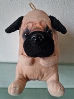 Orig, Bananas, MOPSHOND, 20cm, Ophanglus, Label, Inwst!, Ophalen of Verzenden, Zo goed als nieuw, Hond