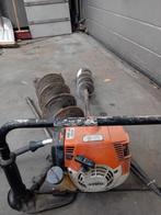 Stihl BT120C Grondboor met Boren & Verlengstuk, Ophalen of Verzenden, Gebruikt, Benzine, Stihl