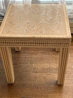 Handgemaakt Oosters Tafeltje met Parelmoer, Huis en Inrichting, Ophalen, Minder dan 45 cm, Minder dan 55 cm, Gebruikt