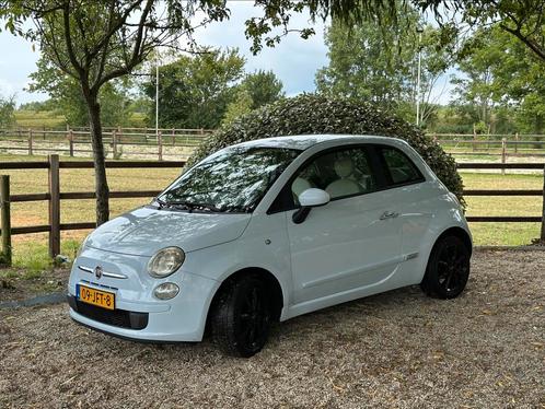 Fiat 500 Automaat 2009 Blauw!, Auto's, Fiat, Particulier, ABS, Airbags, Airconditioning, Boordcomputer, Centrale vergrendeling