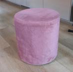 Roze poef, Huis en Inrichting, Banken | Voetenbanken en Poefen, Minder dan 50 cm, Rond, Minder dan 50 cm, Ophalen of Verzenden