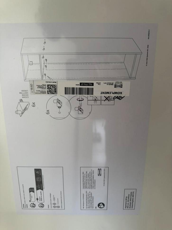 IKEA Pax Komponent 100x58, Huis en Inrichting, Kasten | Stellingkasten, Zo goed als nieuw, Ophalen