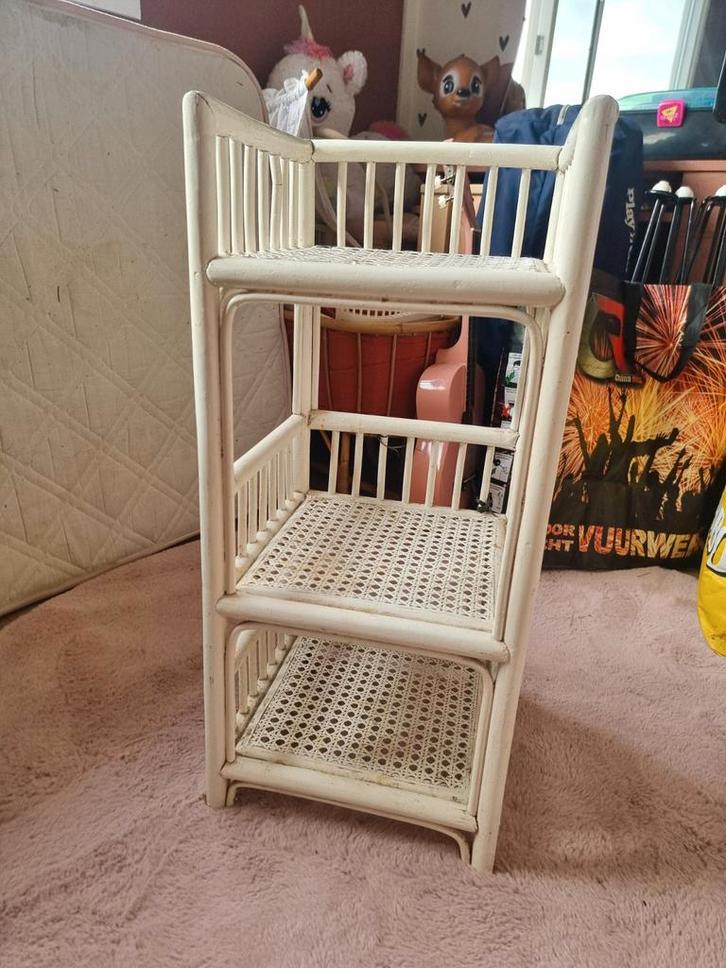 Vintage Rotan Kastje - Stijlvol Opbergen!, Huis en Inrichting, Kasten | Stellingkasten, Gebruikt, Ophalen of Verzenden