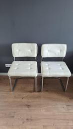 Eetkamer stoelen - 2 stuks, Huis en Inrichting, Stoelen, Ophalen, Gebruikt, Twee, Wit