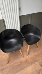 2 zwarte HAY AAC 22 stoelen chairs, Ophalen, Zo goed als nieuw, Zwart
