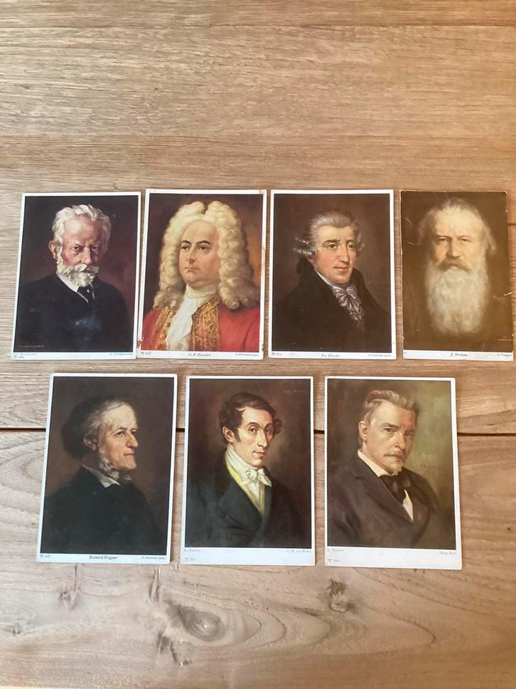Ansichtkaarten afb. componisten - muziek klassiek - divers -, Verzamelen, Ansichtkaarten | Themakaarten, Ongelopen, Muziek, Ophalen of Verzenden