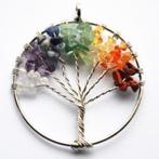 Chakra Levensboom hanger, Ophalen of Verzenden, Nieuw, Steen of Mineraal, Overige voorstellingen