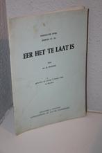 Ds. D. Rustige - Eer het te laat is (nr. 1), Ophalen of Verzenden, Gelezen, Christendom | Protestants