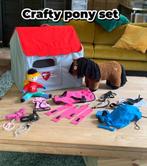 Crafty pony set, Kinderen en Baby's, Speelgoed | Knuffels en Pluche, Ophalen of Verzenden, Zo goed als nieuw, Paard