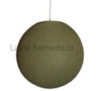 Mooie hanglamp Cotton Ball Kaki, Ophalen of Verzenden, Nieuw, Minder dan 50 cm