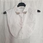 Witte kraag met strass., ., Wit, Ophalen of Verzenden, Zo goed als nieuw