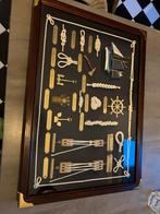 Maritiem Knopenbord Scheepvaart Schilderij, Antiek en Kunst, Ophalen