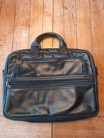 Tumi leren laptoptas – zwart – geschikt voor 15,6 inch, Ophalen of Verzenden, 15 inch, Zo goed als nieuw, Aktetas