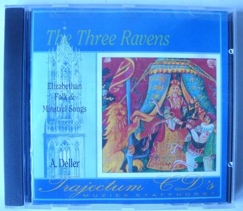 CD Alfred Deller countertenor The Three Ravens met Desmond D, Cd's en Dvd's, Cd's | Klassiek, Zo goed als nieuw, Kamermuziek, Barok
