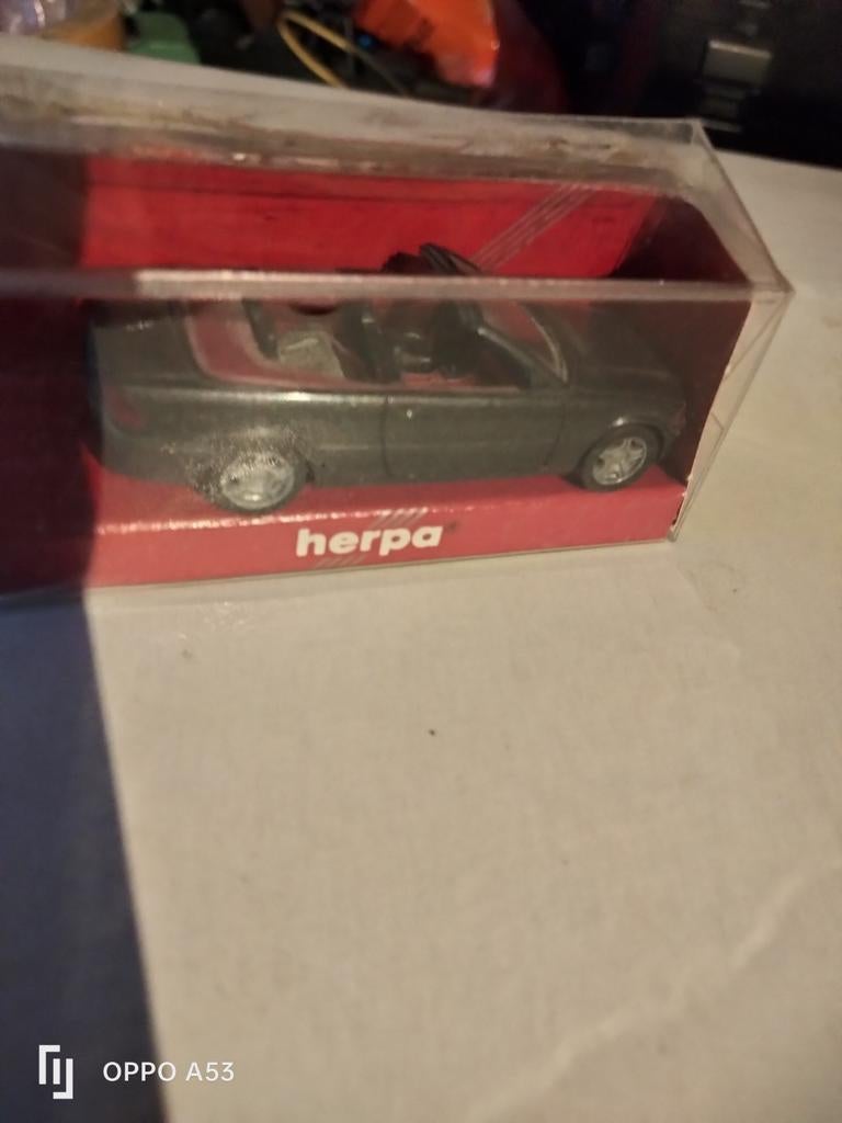 Bmw 3 serie cabrio herpa 1.87, Hobby en Vrije tijd, Modelauto's | 1:87, Ophalen of Verzenden, Zo goed als nieuw, Overige merken