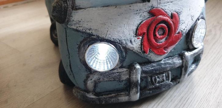 vw volkswagen bus polyester blauw wit met surfplank solar, Huis en Inrichting, Woonaccessoires | Overige, Nieuw, Ophalen