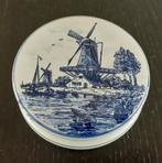 Delfts Blauw Pot Deksel Vintage, Antiek en Kunst, Antiek | Porselein, Ophalen of Verzenden