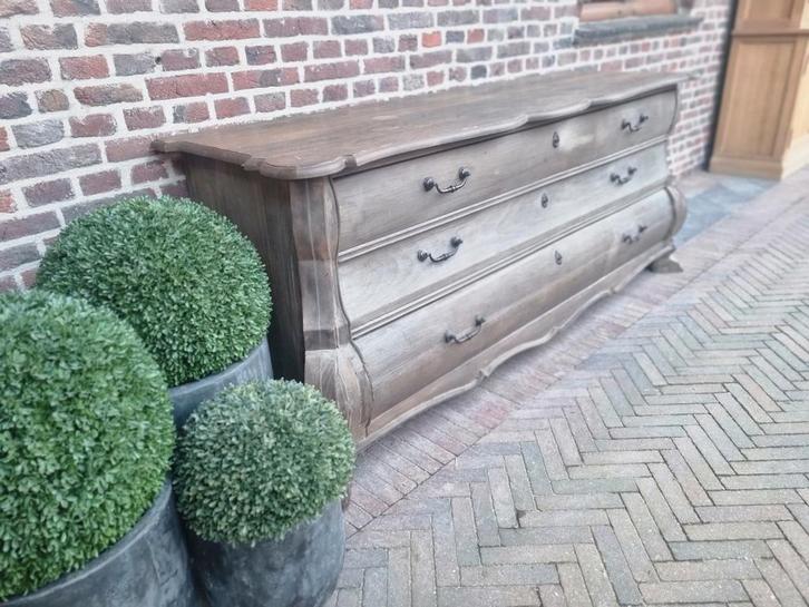 Flamant massief houten ladekast, Huis en Inrichting, Kasten | Ladekasten, 200 cm of meer, 50 tot 100 cm, 25 tot 50 cm, Ophalen