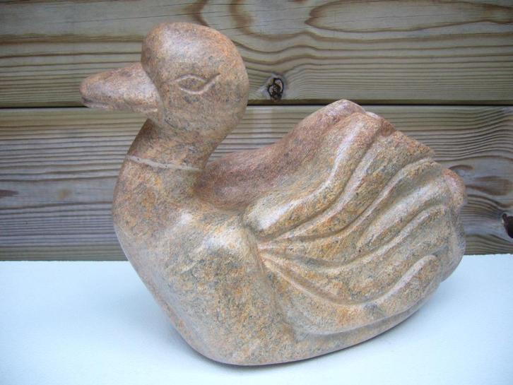 "MOOIE ZWAAN" --  of  --  toch "LELIJK EENDJE"  ???, Antiek en Kunst, Kunst | Beelden en Houtsnijwerken, Ophalen