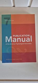 Publication Manual of the American Psychological Association, Ophalen of Verzenden, Nieuw, Niet van toepassing