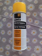 Markering spray sneldrogend van sencys, Doe-het-zelf en Verbouw, Verf, Beits en Lak, Verf, Ophalen of Verzenden, Zo goed als nieuw