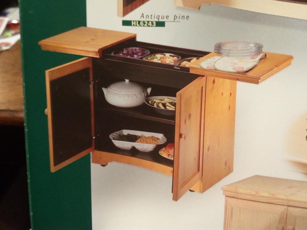 HOSTESS Roltafel met verwarmingskast (ook bordenverwarmer), Ophalen of Verzenden, Nieuw