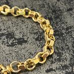 14k gouden armband jasseron schakel dik model, Ophalen of Verzenden, Nieuw, Goud