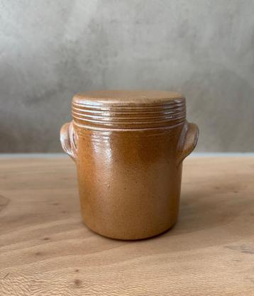 Vintage potje Voorraadpot Gres de Bonny 9 cm beschikbaar voor biedingen