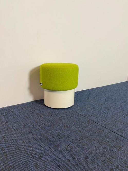 3 x Bene Parcs Pop-up poef, groen/wit, Huis en Inrichting, Banken | Voetenbanken en Poefen, Gebruikt, Minder dan 50 cm, Minder dan 50 cm