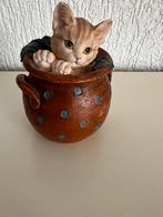 Schattig Francien Kattenbeeldje “ Binkie”, Ophalen of Verzenden, Gebruikt, Dier