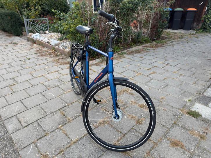 Batavus Fonk - Blauw - Gebruikt, Fietsen en Brommers, Fietsen | Heren | Herenfietsen, Gebruikt, Batavus, 57 tot 61 cm, Ophalen