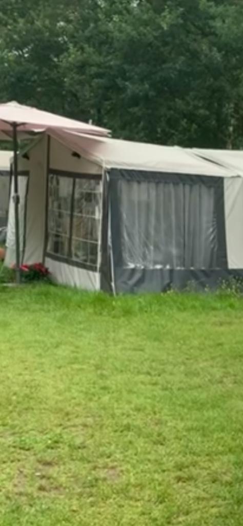 Luifel, incl voorwand, zijwanden, stokken en boogstokken, Caravans en Kamperen, Tenten, tot en met 4, Zo goed als nieuw, Ophalen