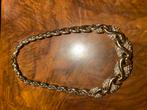Prachtig Gouden Collier met Strass, Overige materialen, Ophalen of Verzenden, Zo goed als nieuw, Goud