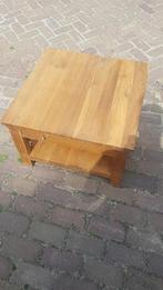 Teak salontafel 60 x 60, Huis en Inrichting, Tafels | Salontafels, Ophalen, Gebruikt, 50 tot 100 cm, 50 tot 75 cm