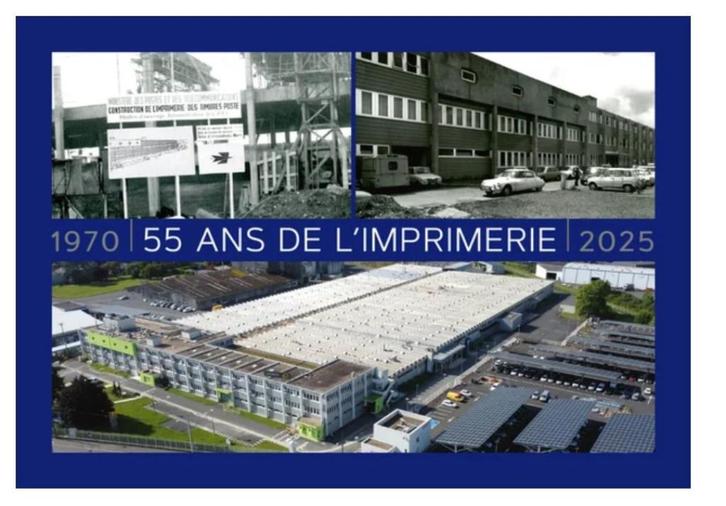 Jaar 2025 Carte postale prétimbrée - 55 ans de l'Imprimerie., Postzegels en Munten, Postzegels | Europa | Frankrijk, Postfris