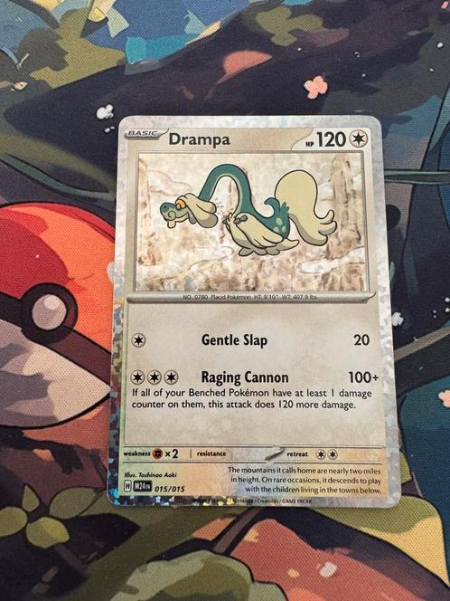 Pokémon kaarten Drampa #15, Hobby en Vrije tijd, Verzamelkaartspellen | Pokémon, Zo goed als nieuw, Ophalen of Verzenden