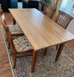 Solide eettafel in kersenhout, Huis en Inrichting, Tafels | Eettafels, Ophalen, Gebruikt, 50 tot 100 cm, Vijf personen of meer