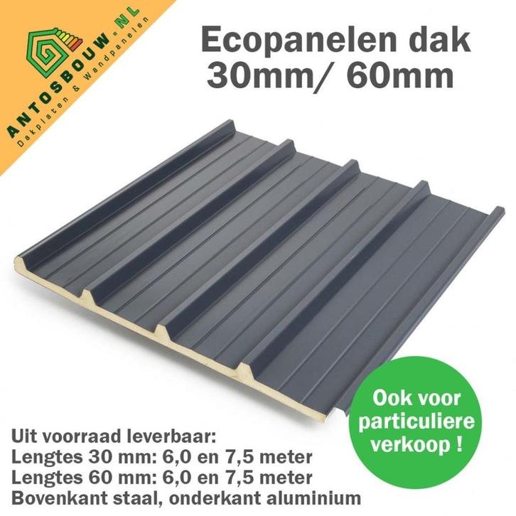 Ecopanelen nieuwe gelegenheidspartij A en B keus, Doe-het-zelf en Verbouw, Platen en Panelen, Nieuw, Ophalen