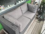 Mooi Loungebankje inclusief kussens, voor tuin of balkon, Zo goed als nieuw, Loungeset, Bank, Ophalen
