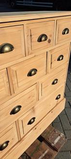 Massief grenen ladekast commode, Huis en Inrichting, Ophalen, R.kooij65@gmail.com, Christiaen Huygensstraat, Minder dan 100 cm