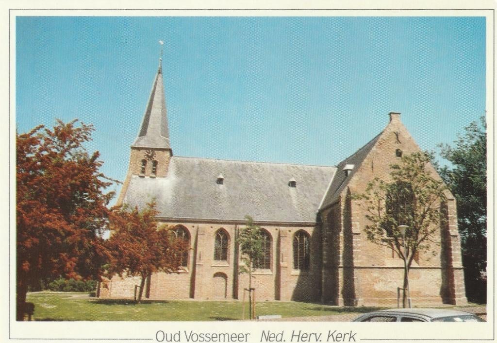 OUD VOSSEMEER Ned. Herv. Kerk, Verzenden, 1980 tot heden, Ongelopen, Zeeland